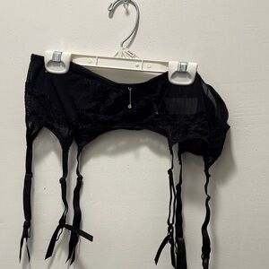 Black Lace Garter Belt